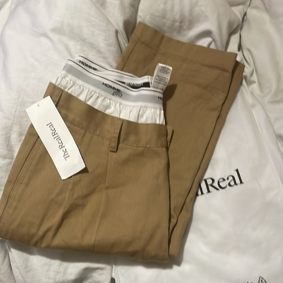 Homme Girls Boxer/khaki pants in size medium. - Picture 6 of 7